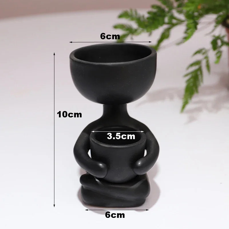 Pot de Fleurs Bonhomme